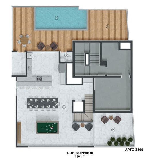 Apartamento · 250 m² · 4 dorms