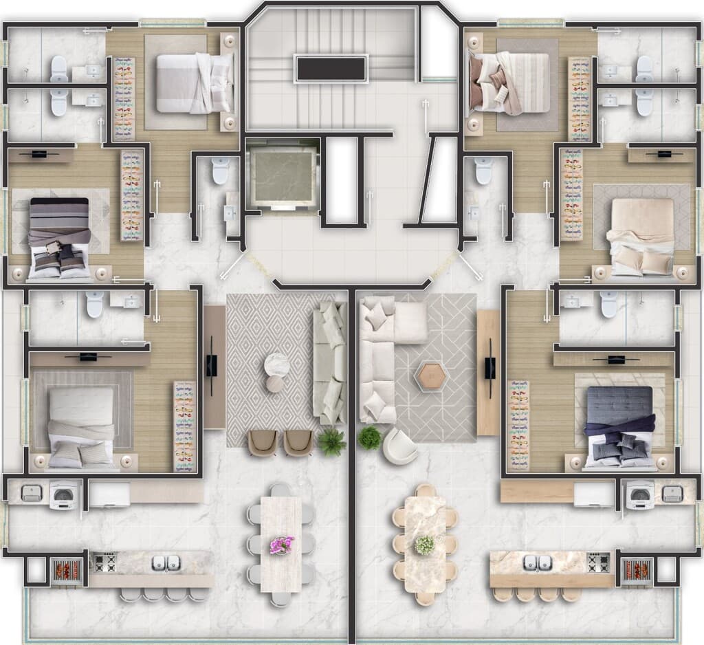 Apartamento · 230 m² · 3 dorms