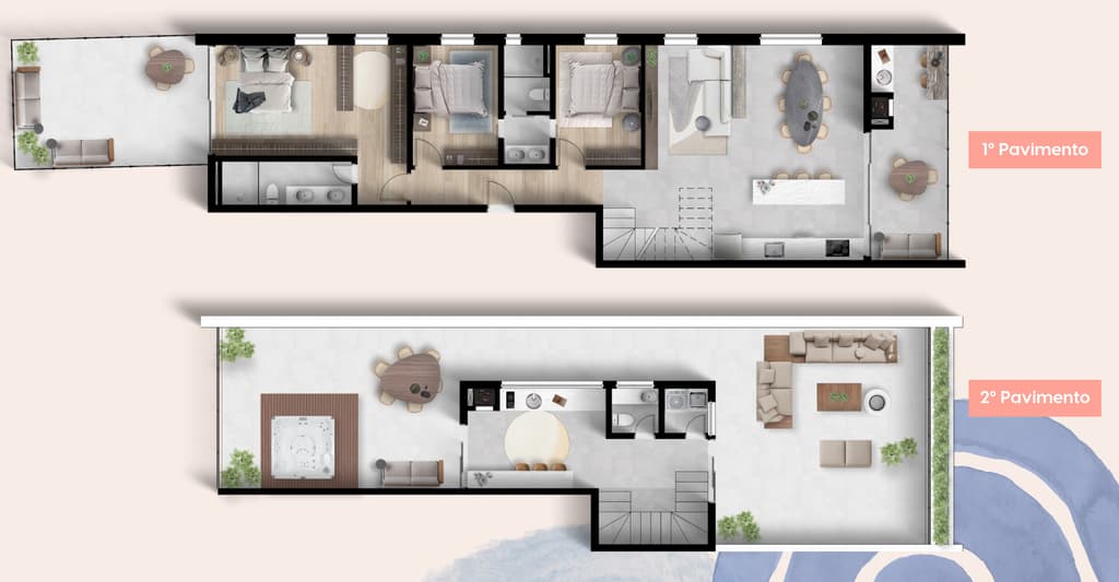 Garden · 137 m² · 4 dorms