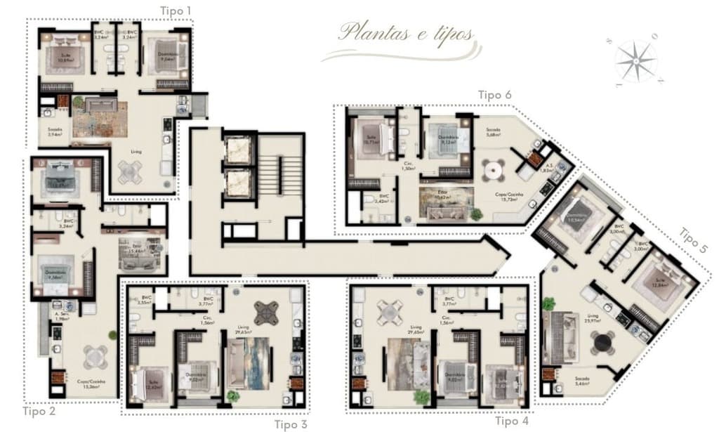 Apartamento · 69,61 m² · 2 dorms