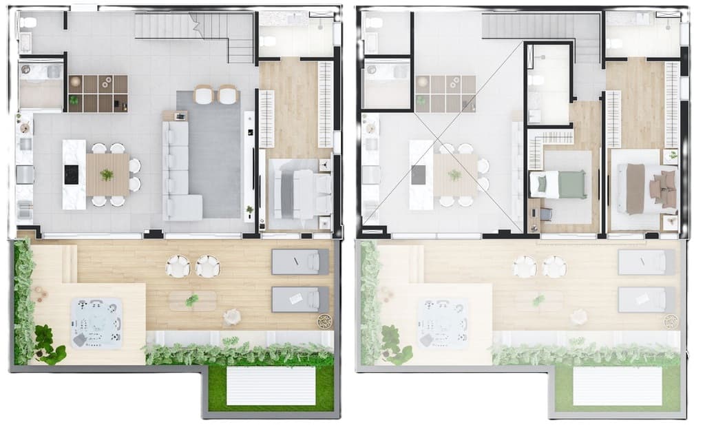 Garden · 215,55 m² · 3 dorms