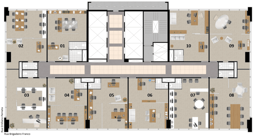 Sala · 60,53 m² · 0 dorms