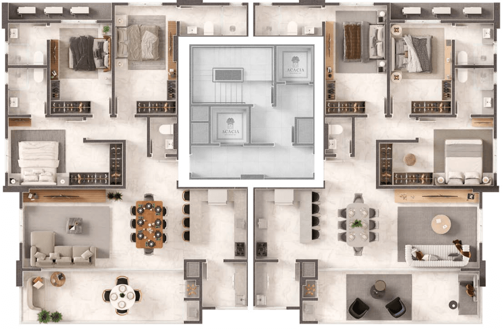 Apartamento · 130,11 m² · 3 dorms