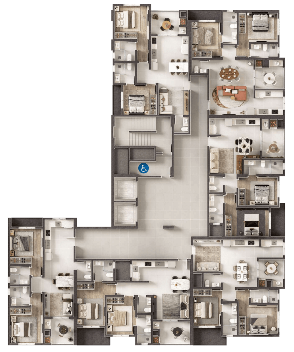 Apartamento · 70 m² · 2 dorms