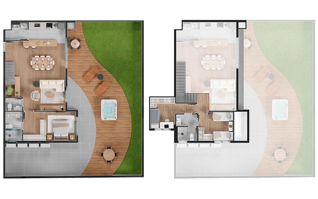 Garden · 242,78 m² · 3 dorms