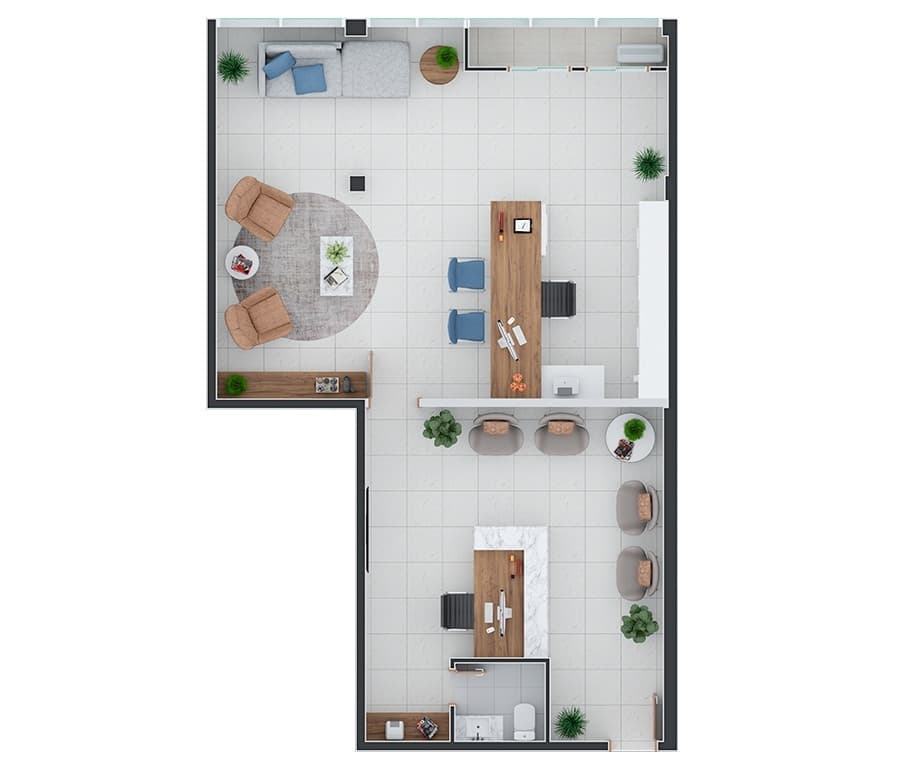 Sala · 80,97 m² · 0 dorms