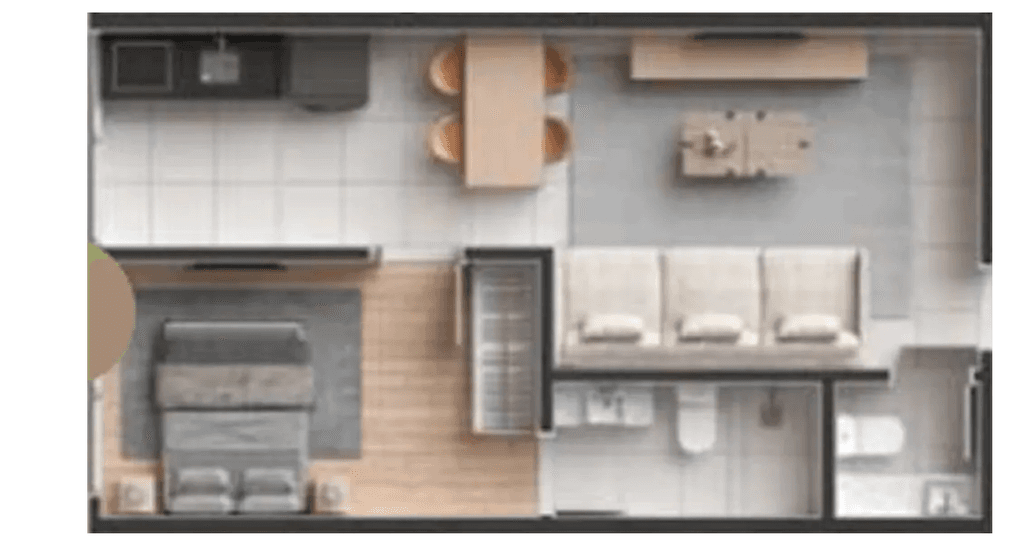 Apartamento · 40 m² · 1 dorm