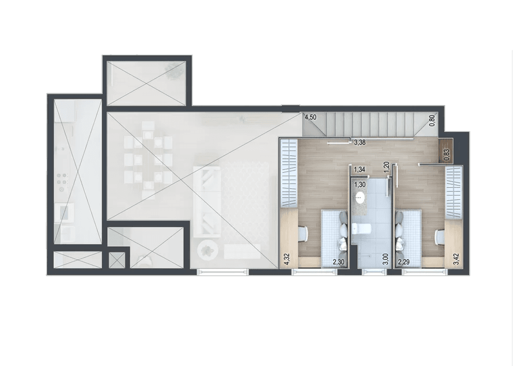 Garden · 155,49 m² · 3 dorms