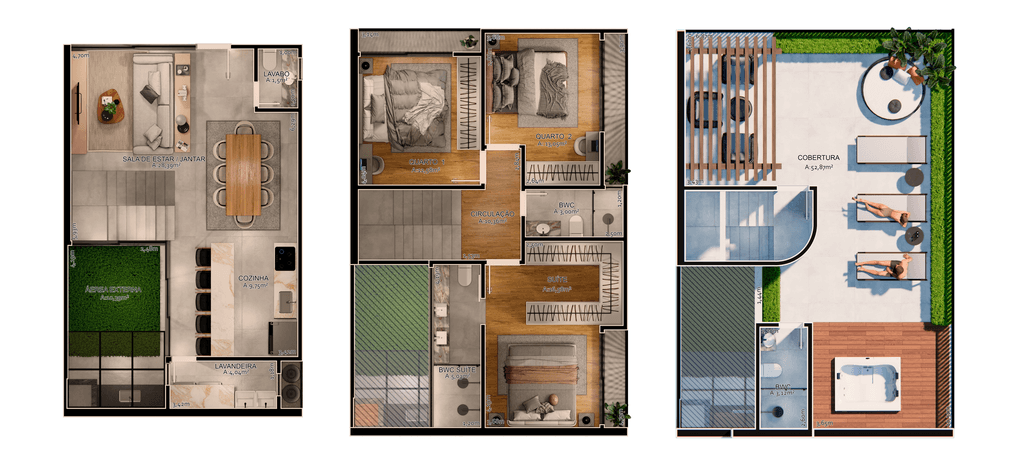 Casa em Condomínio · 160 m² · 3 dorms
