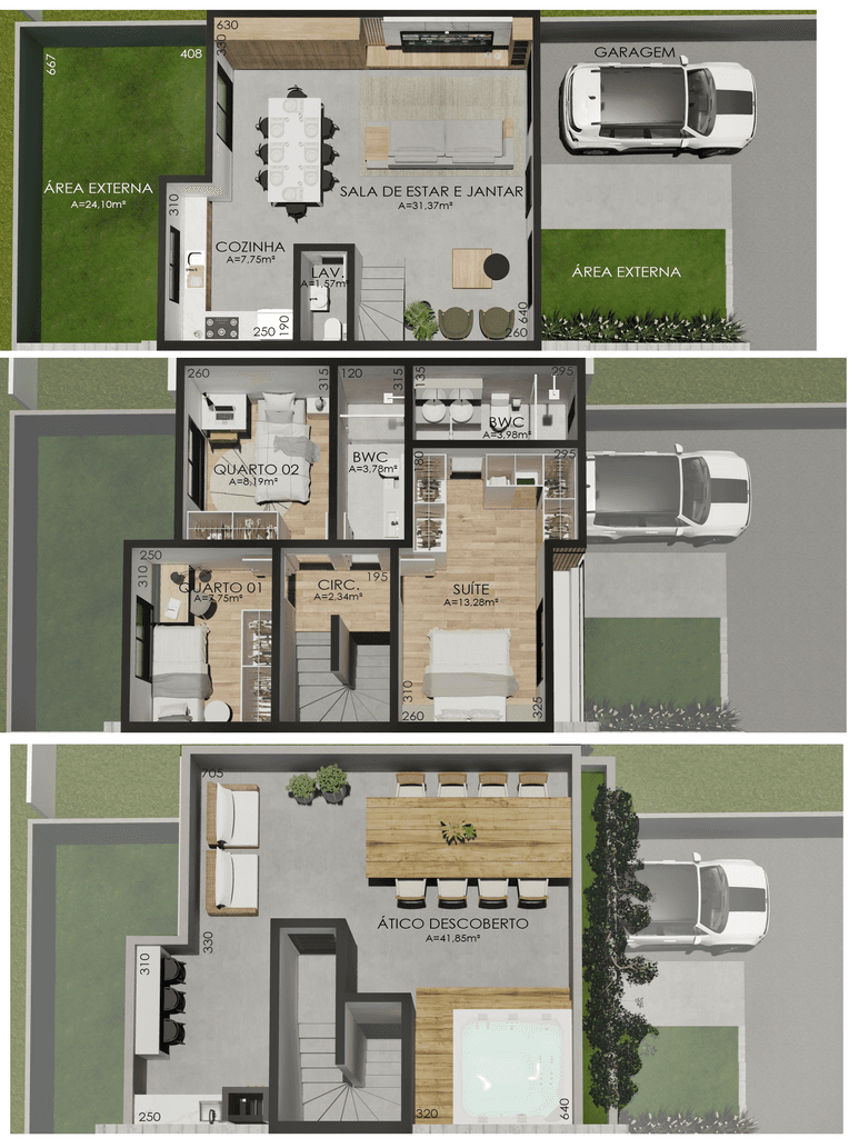 Casa em Condomínio · 105 m² · 3 dorms