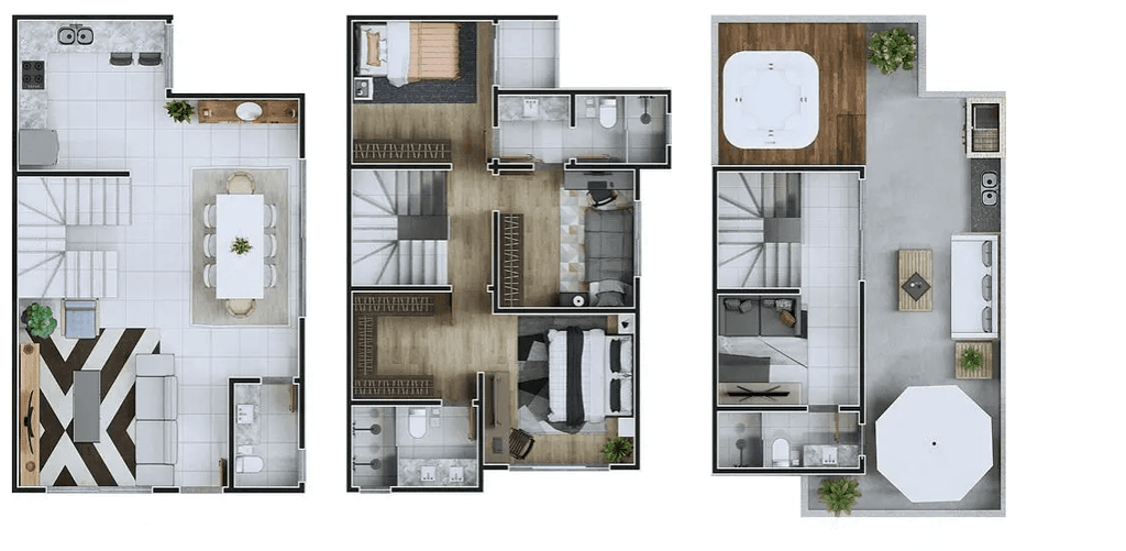 Casa em Condomínio · 196 m² · 3 dorms