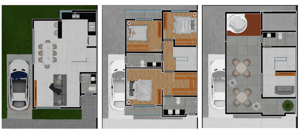 Casa em Condomínio · 166,47 m² · 3 dorms