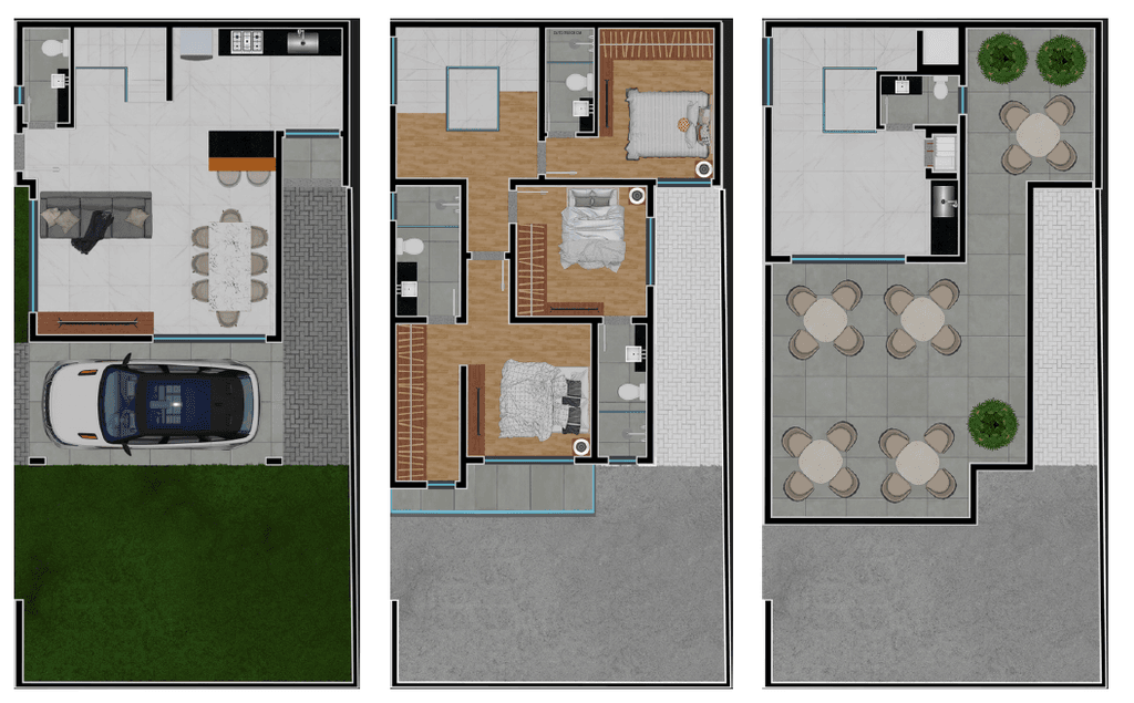 Casa em Condomínio · 199,41 m² · 3 dorms