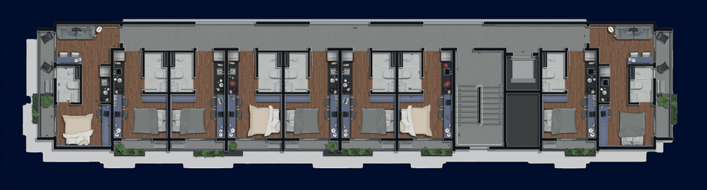 Studio · 16,53 m² · 1 dorm