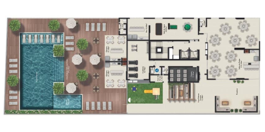Apartamento · 242,3 m² · 3 dorms
