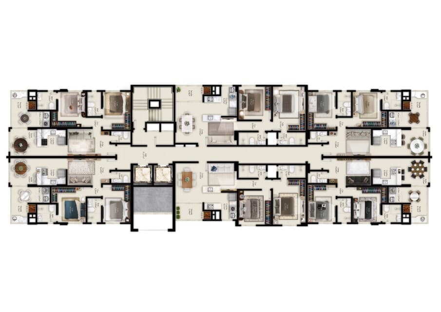 Apartamento · 69,87 m² · 2 dorms