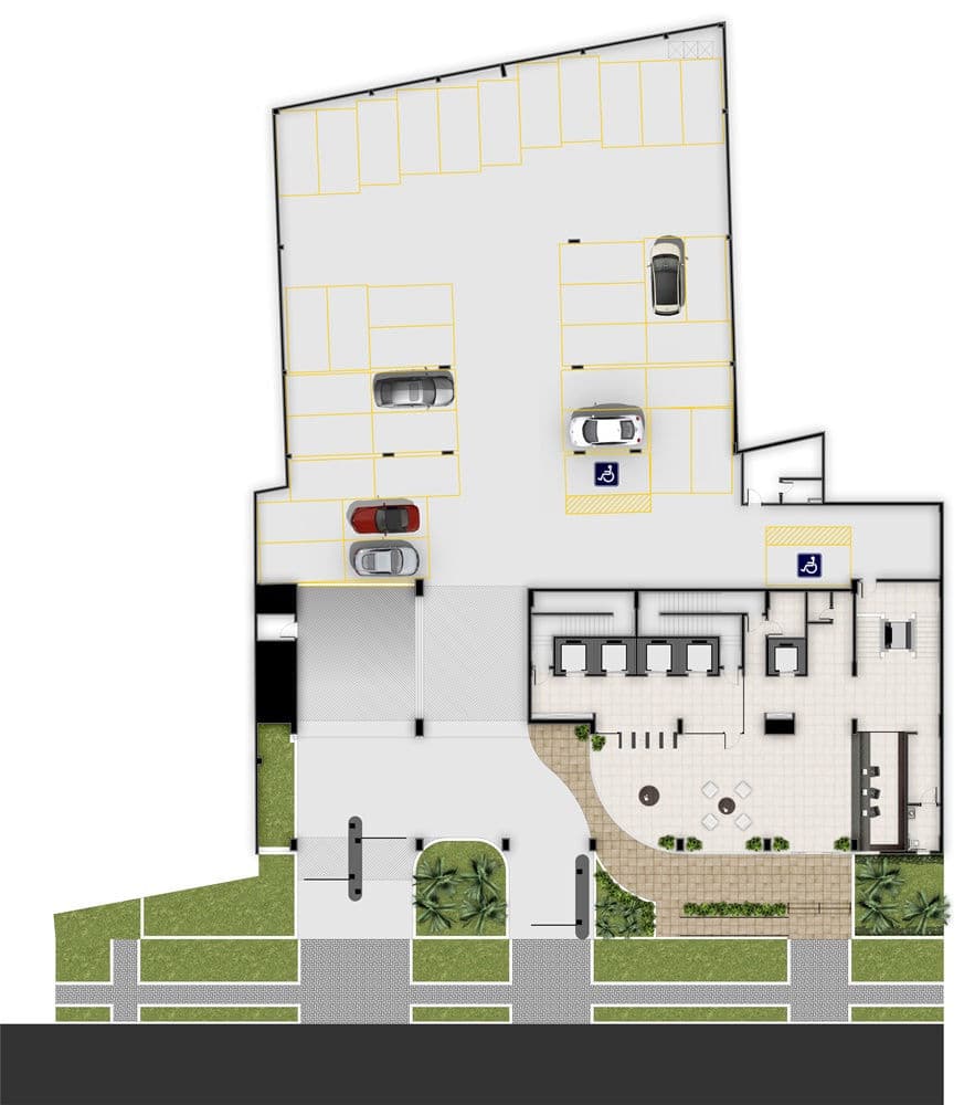 Sala · 39,45 m² · 0 dorms