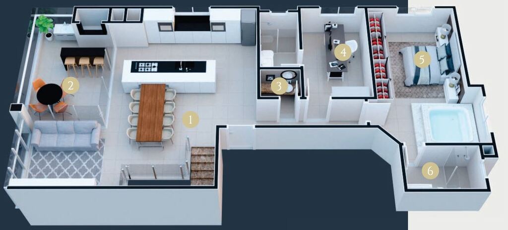 Apartamento · 226,15 m² · 6 dorms