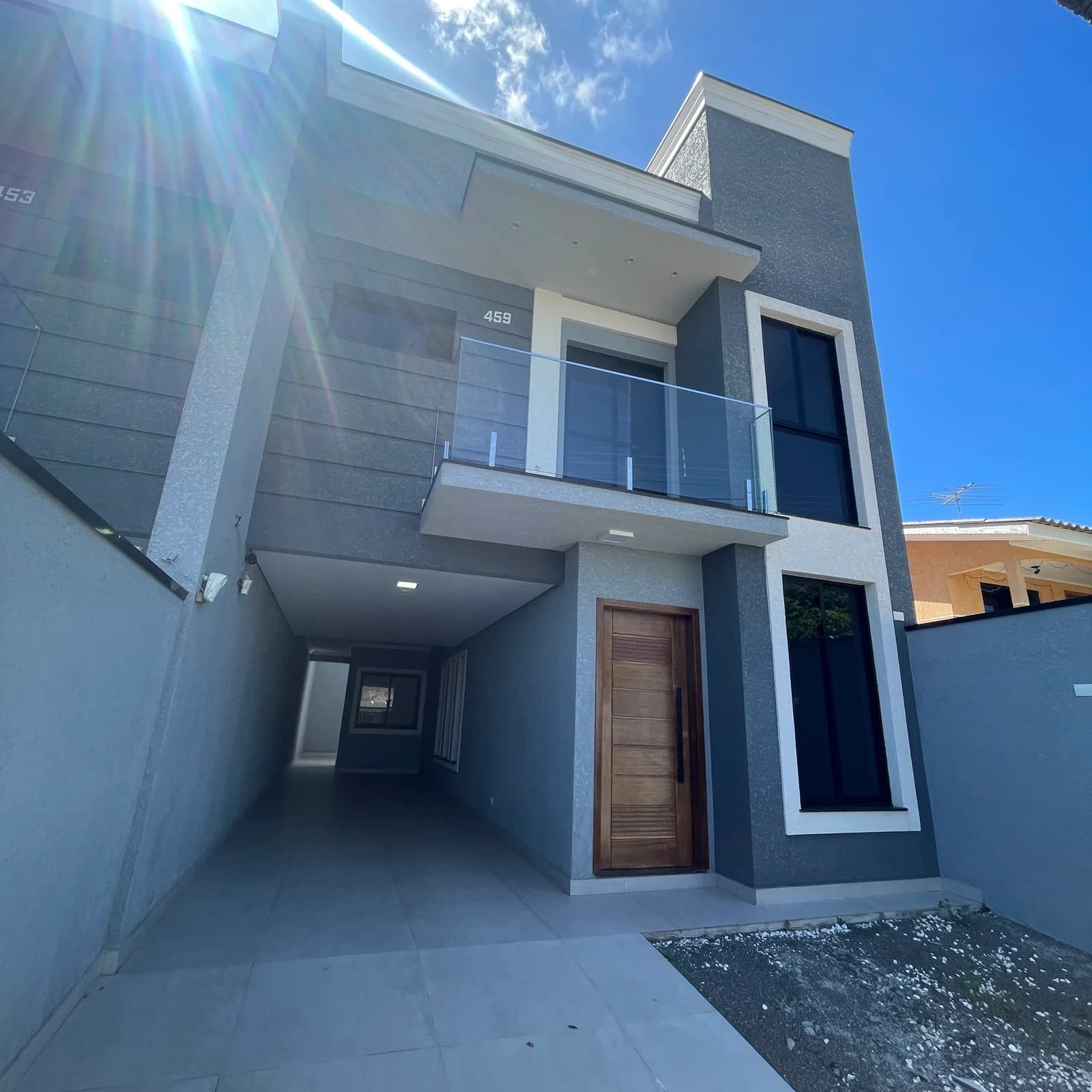 Sobrado 3 dorms com edícula gourmet e terraço no Cachoeira, Araucária