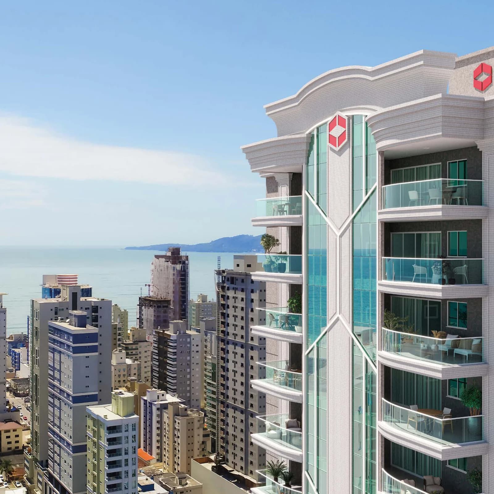 Apartamento 3 suítes no Ametista Home Club, Meia Praia, Itapema