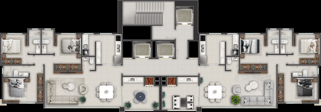 Apartamento · 117,88 m² · 3 dorms