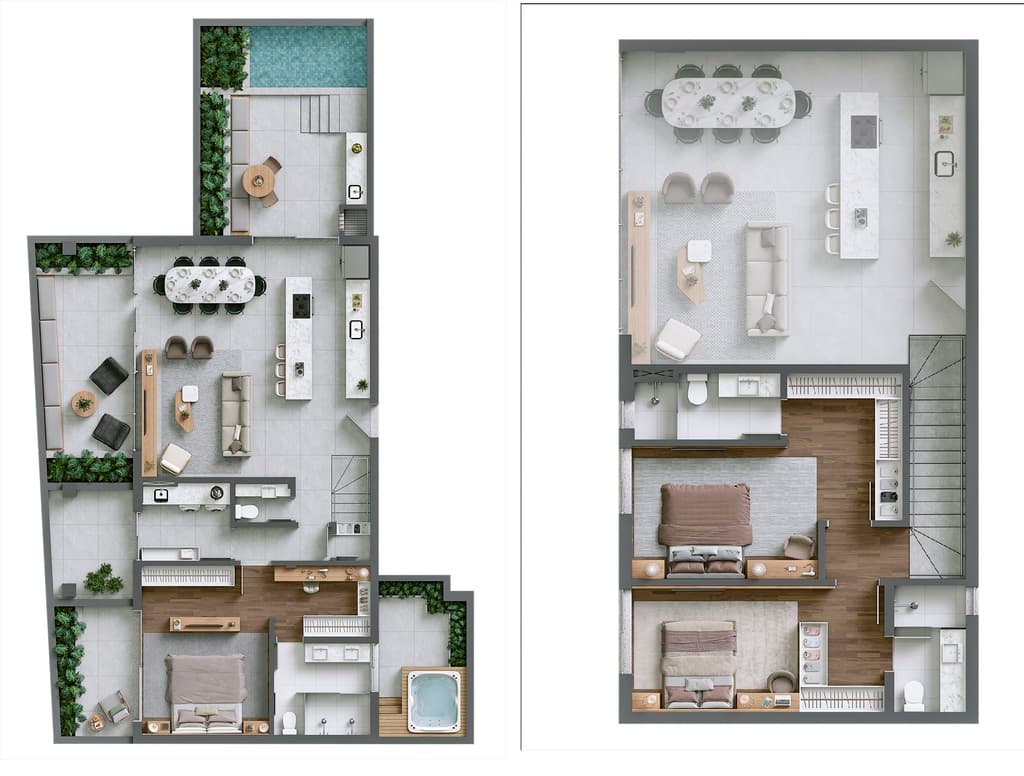 Garden · 225,23 m² · 3 dorms